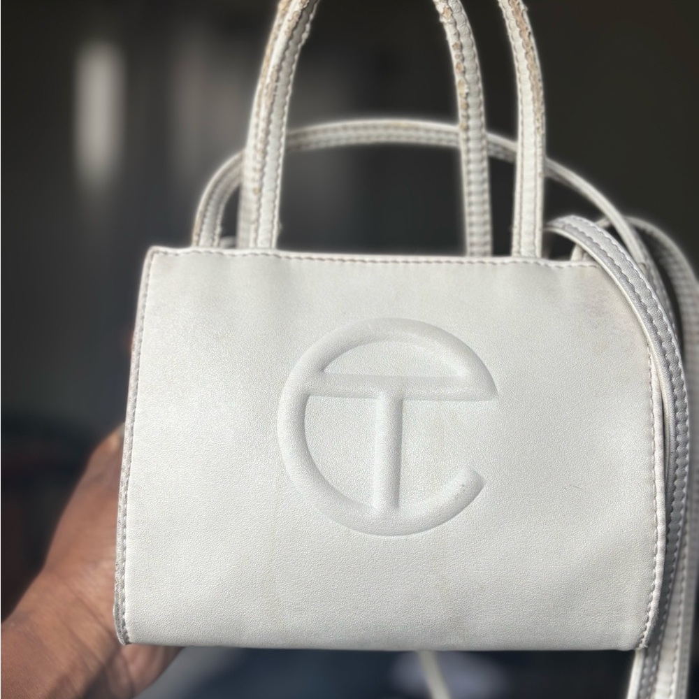 Telfar Cream Mini Bag